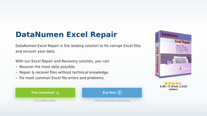 DataNumen Excel Repair image