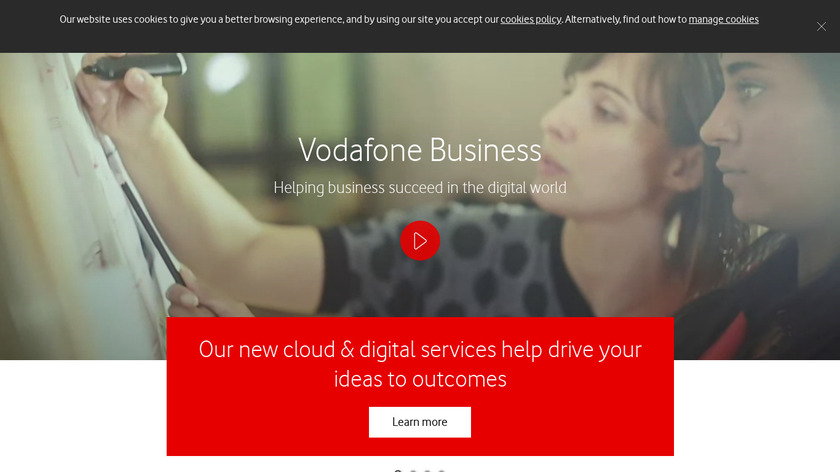 business.vodafone.com Vodafone Mobile Connect Landing Page