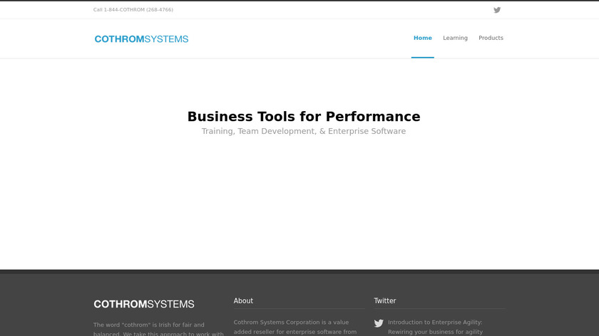 Cothrom Systems Corporation Landing Page