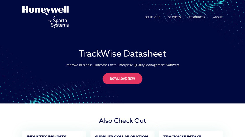 TrackWise Enterprise Quality Management Software Landing Page
