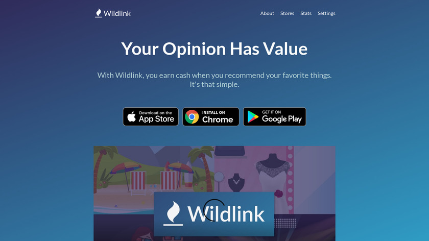Wildlink Landing Page