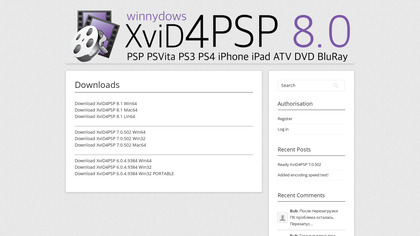 Xvid4PSP image