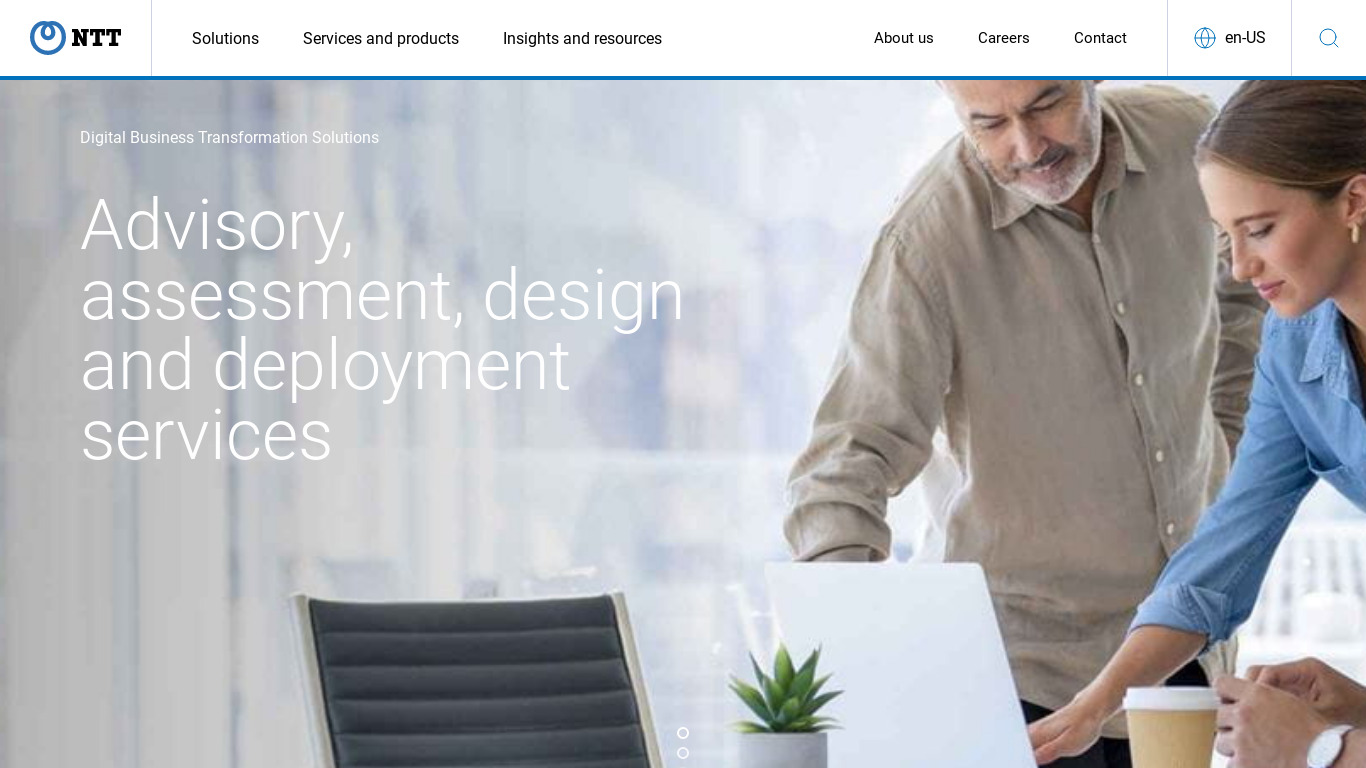 Oakton Consulting Technology Landing page