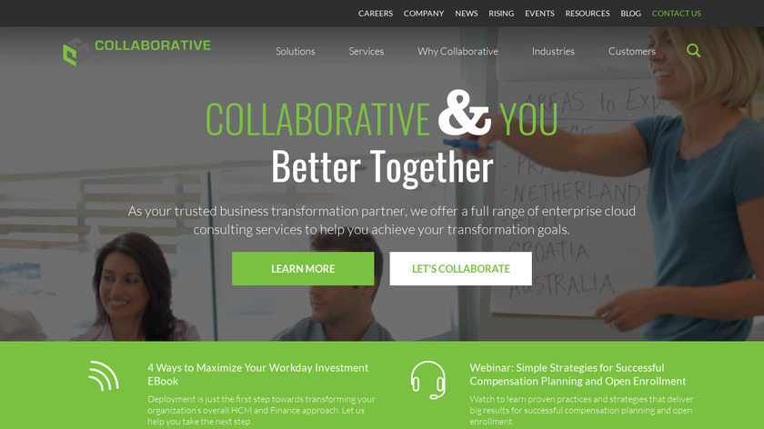 Collaborative Solutions Landing Page