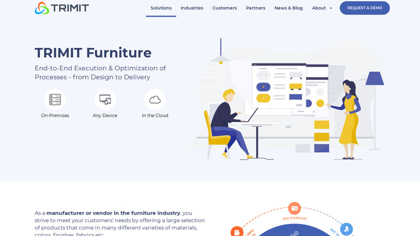 TRIMIT Furniture Landing Page