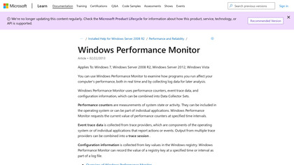Windows Performance Monitor image
