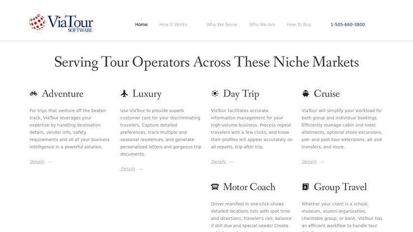 ViaTour Landing Page
