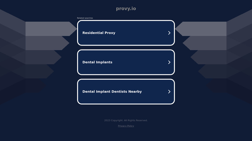 Provy Landing Page