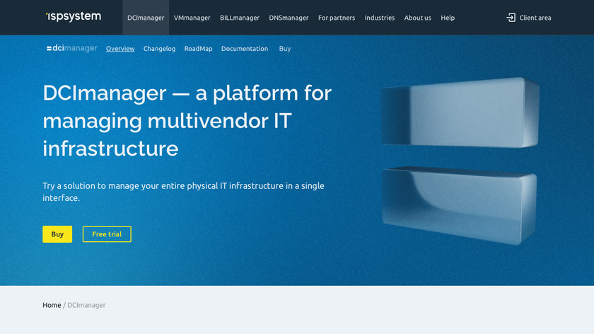 DCImanager Landing Page