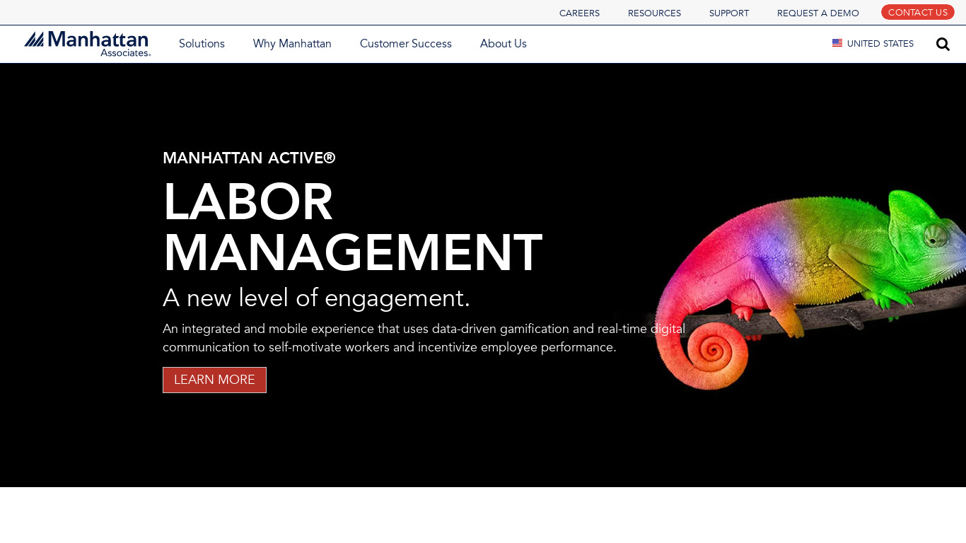 interactive.manh.com Manhattan Labor Management Landing page