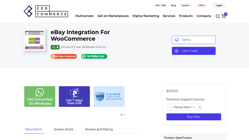 WooCommerce eBay Integration Landing Page