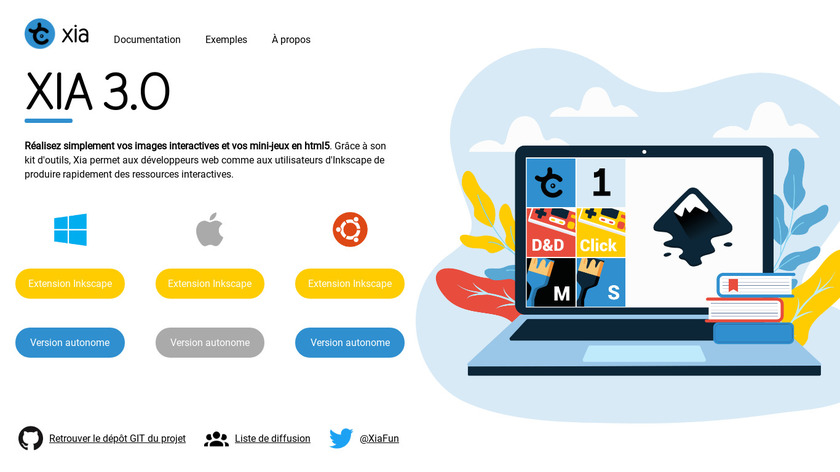 XIA Landing Page