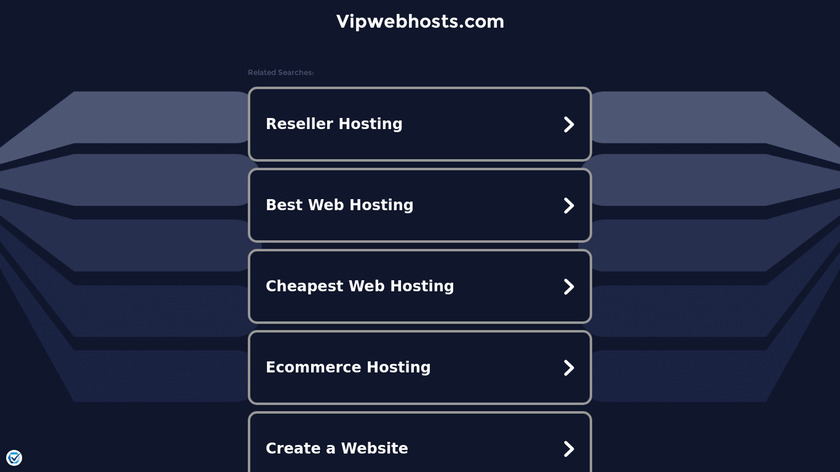 VIP Web Hosts Landing Page
