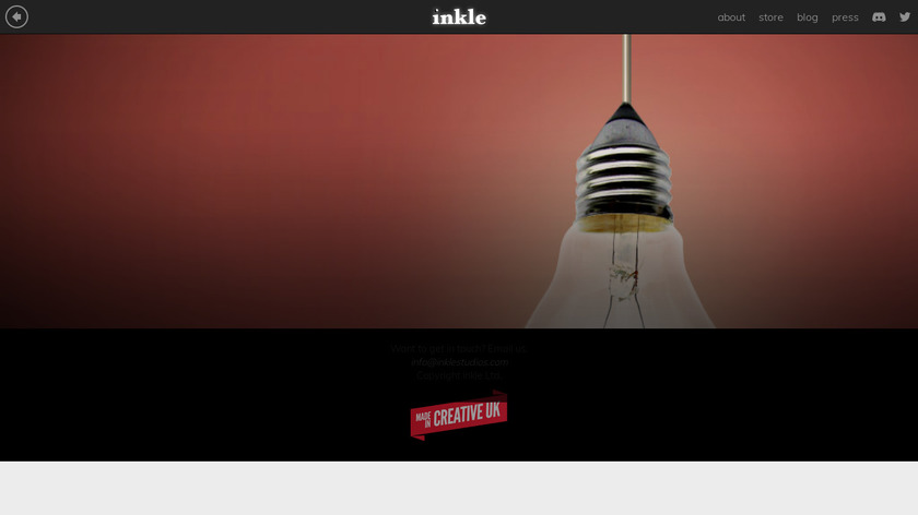 Inklewriter Landing Page