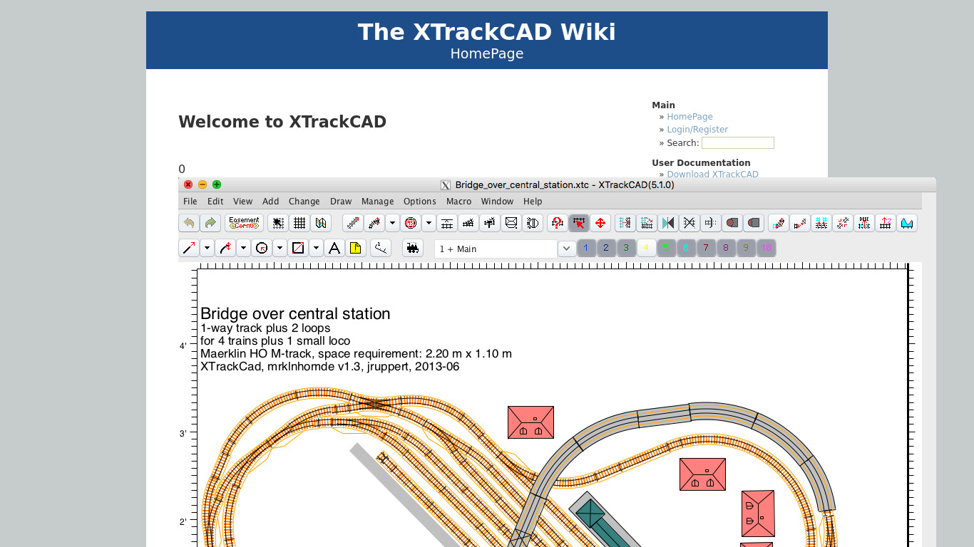 sourceforge.net XTrackCAD Landing page