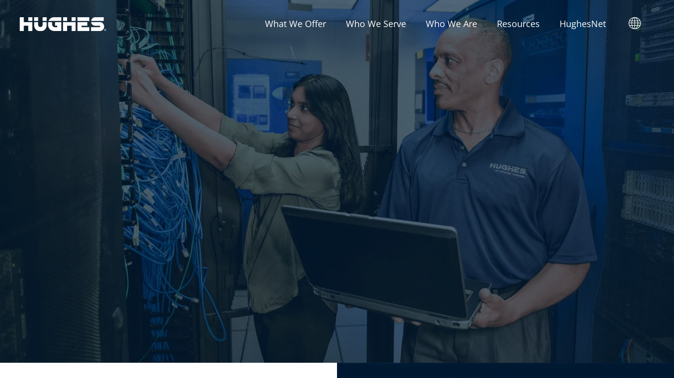 Hughes Network Systems LLC Landing page