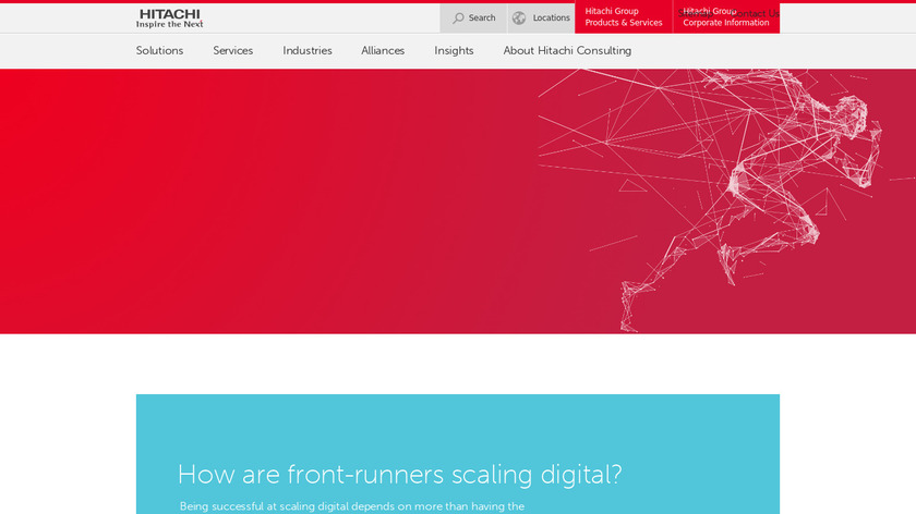 Hitachi Consulting Landing Page