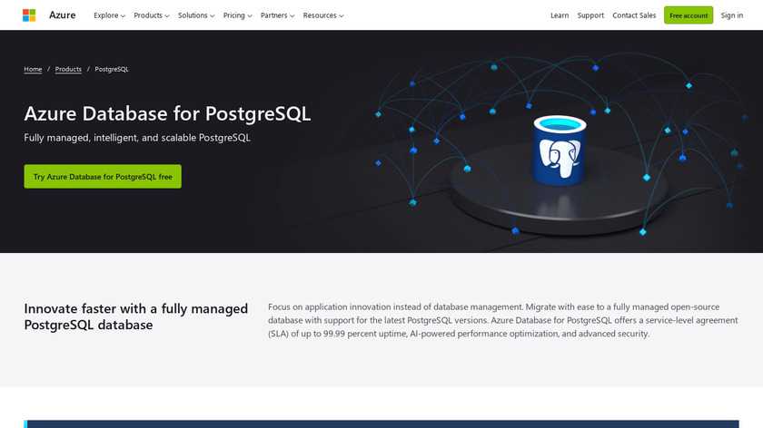 Azure Database for PostgreSQL Landing Page