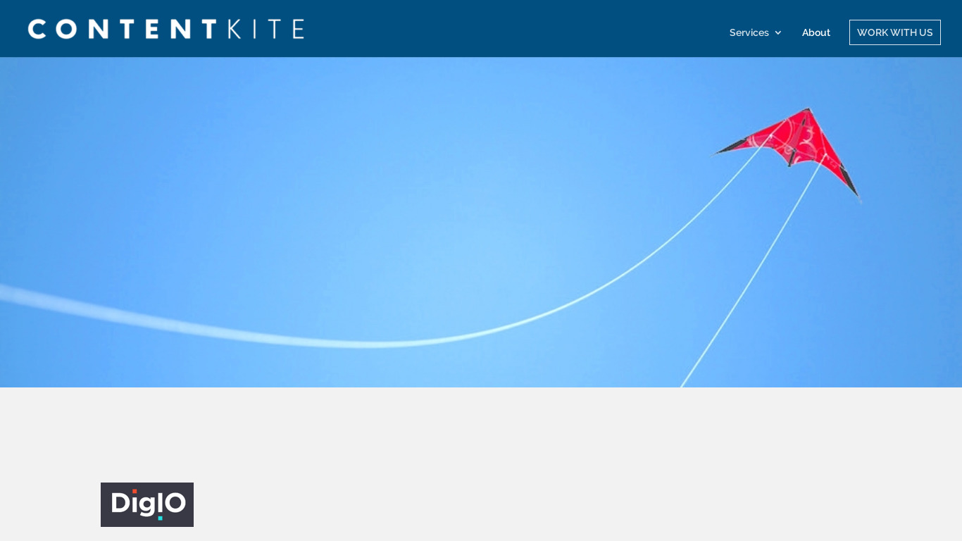 Content Kite Landing page