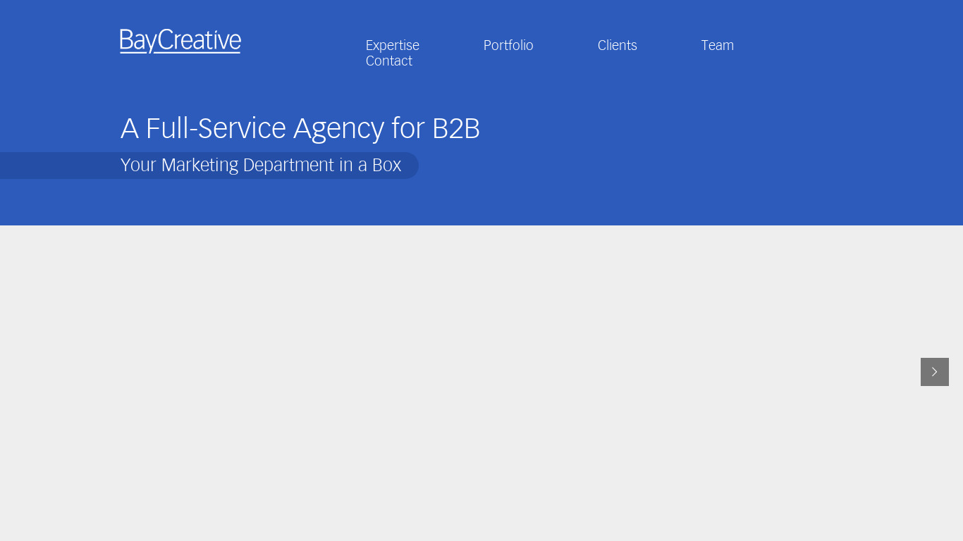 BayCreative Landing page