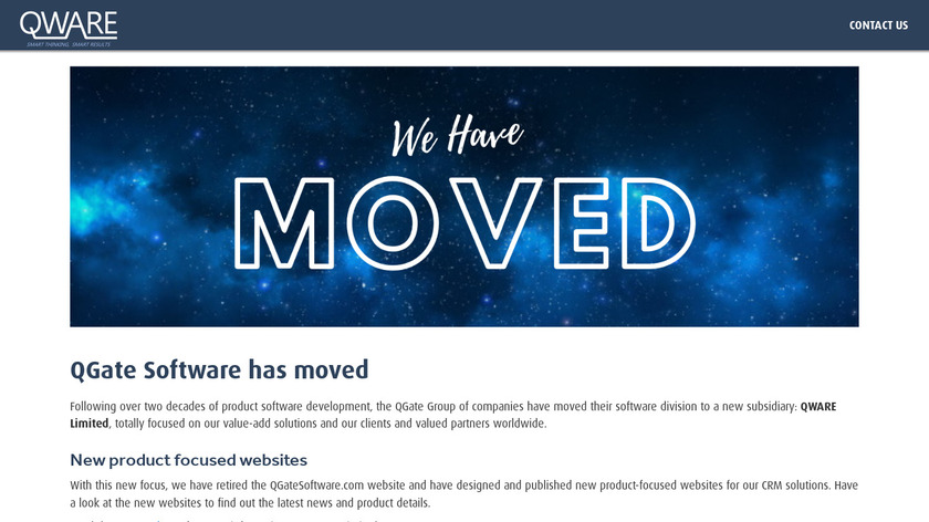 QGate Software Landing Page