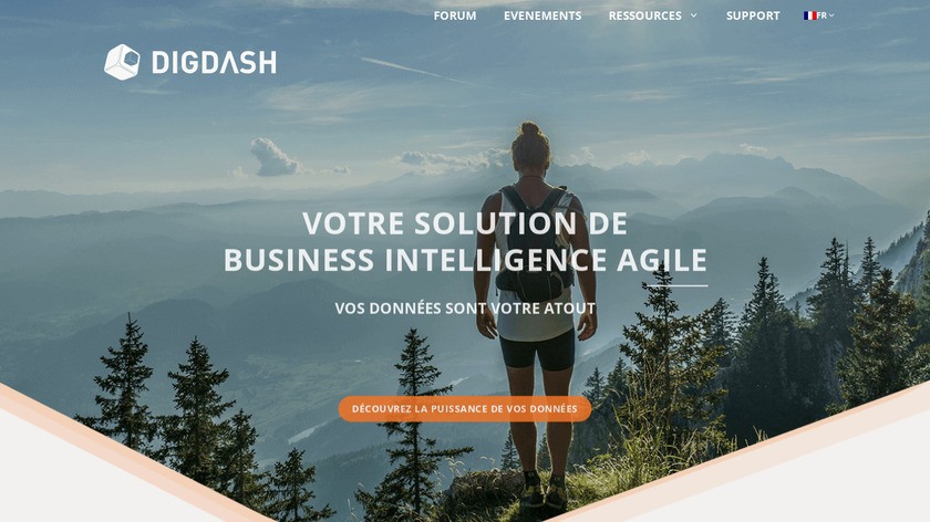 DigDash Enterprise Landing Page