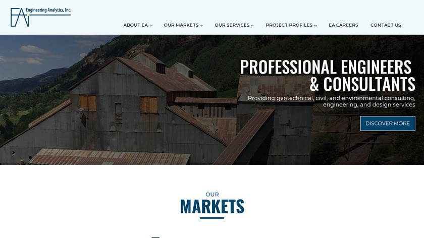 Engineering Analytics Landing Page