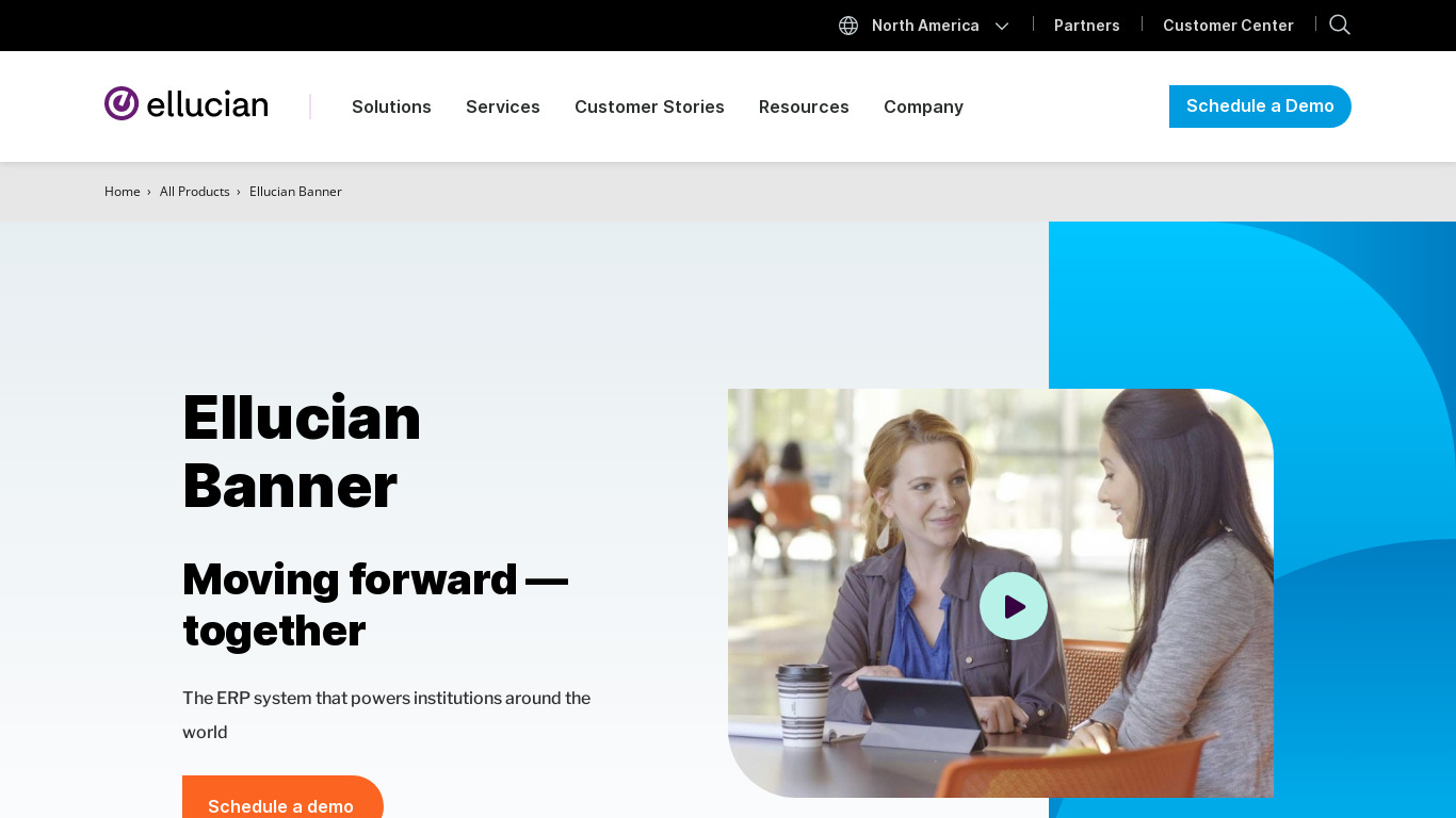 Banner by Ellucian Landing page