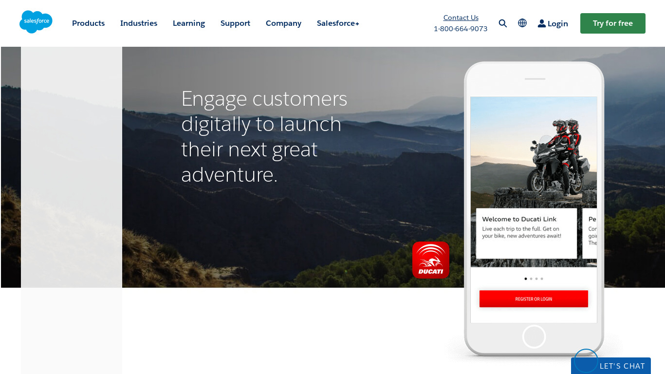 Salesforce App Cloud: Heroku Enterprise Landing page