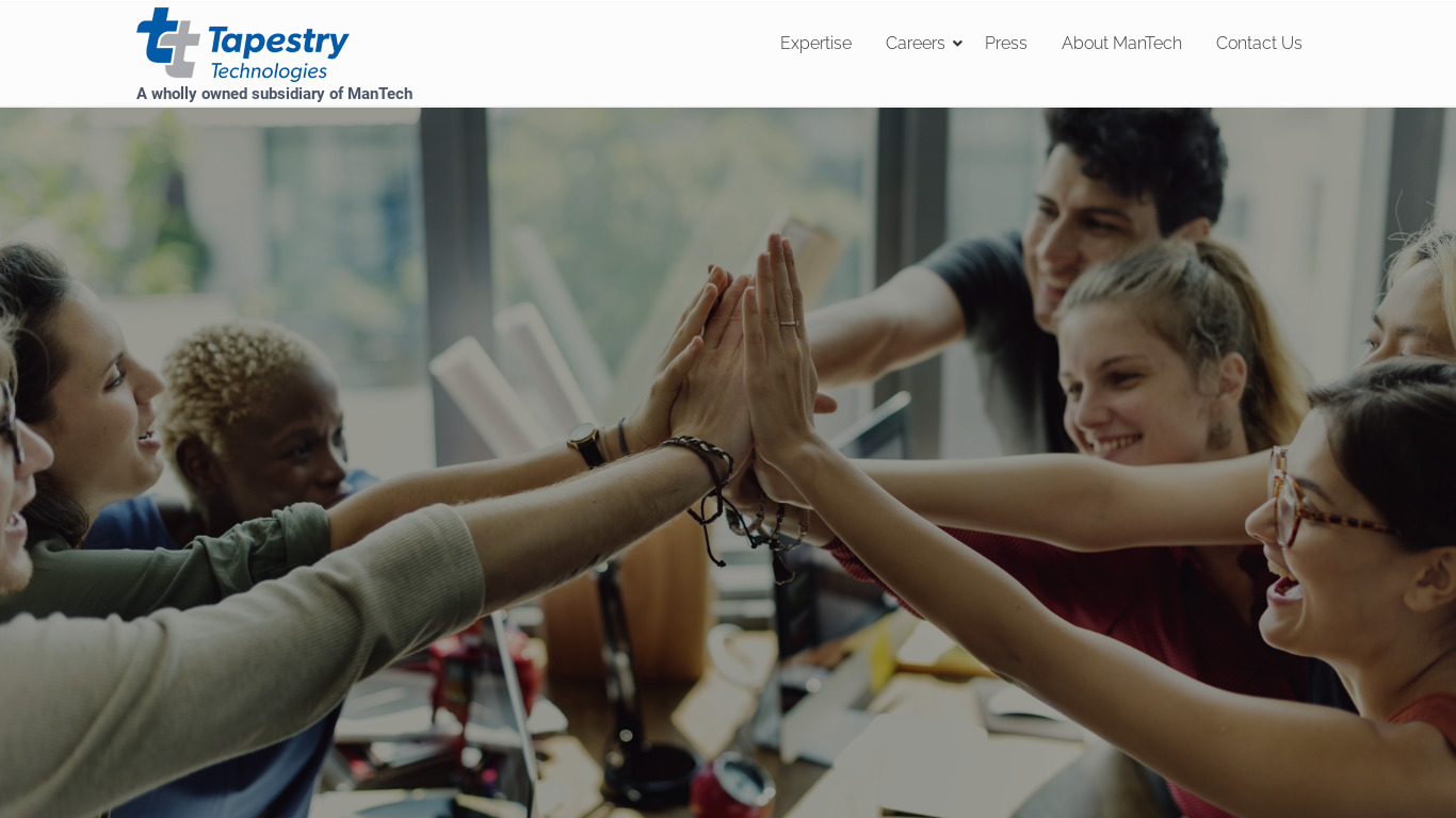 Tapestry Technologies Landing page
