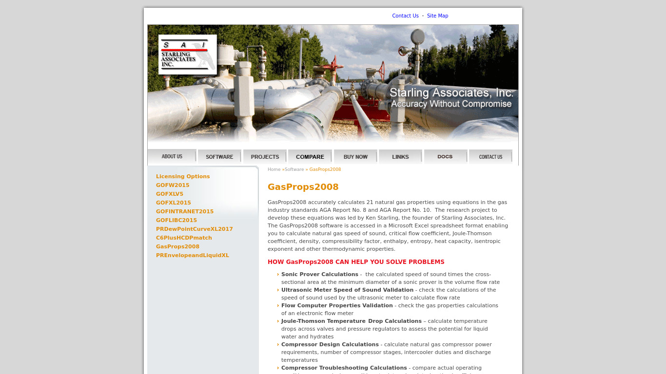 GasProps2008 Landing page