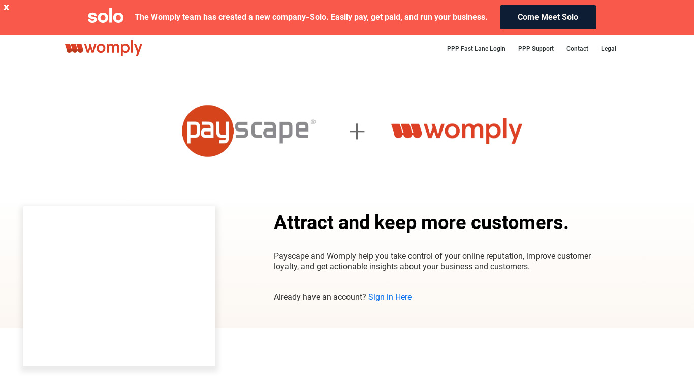 Payscape Insights Landing page