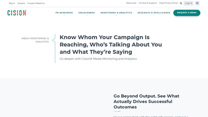 Cision Analytics image