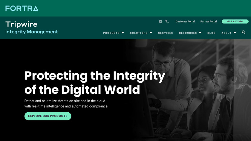 Tripwire WebApp360 Landing Page