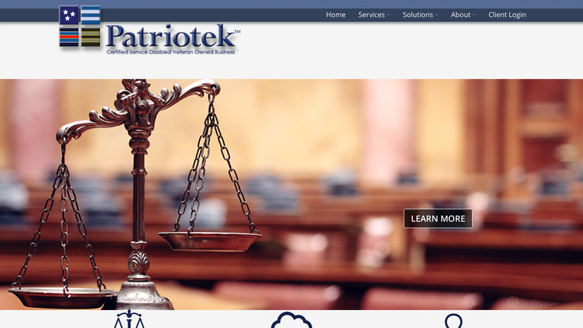 Patriotek Landing Page