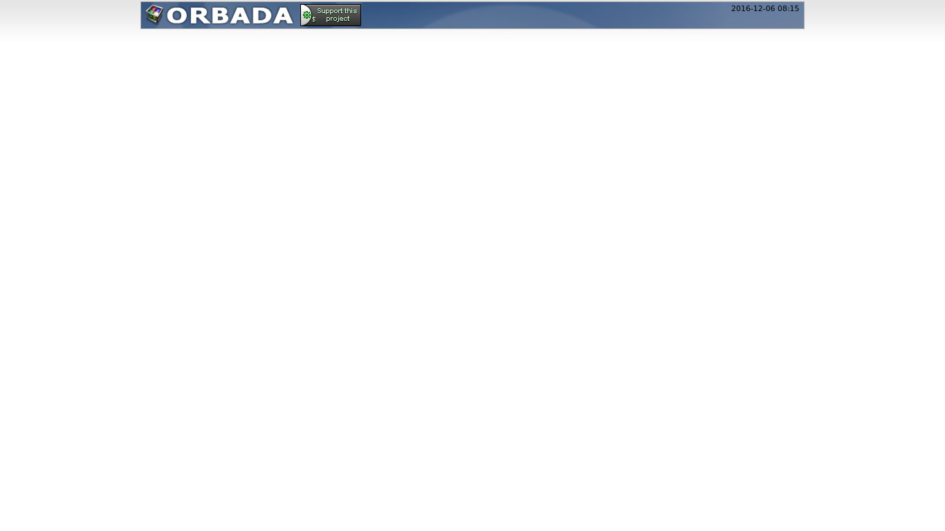 ORBADA Landing page