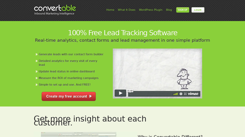 Convertable Landing Page