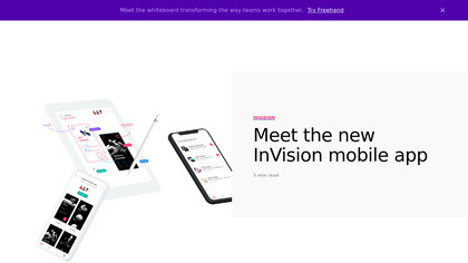InVision Mobile screenshot