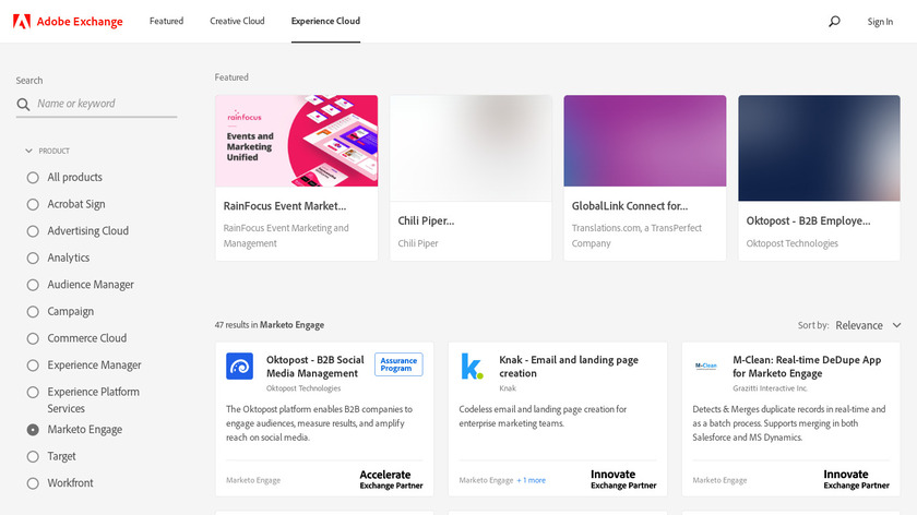 Insightpool Social Selling Platform Landing Page