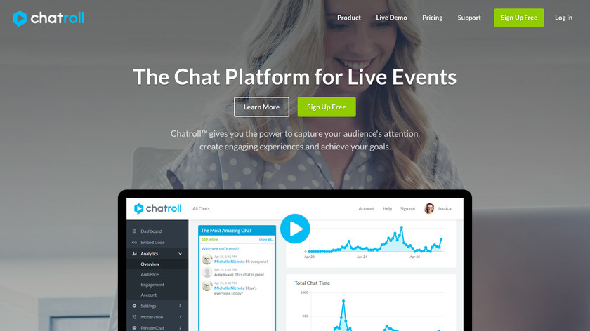 Chatwing Landing Page