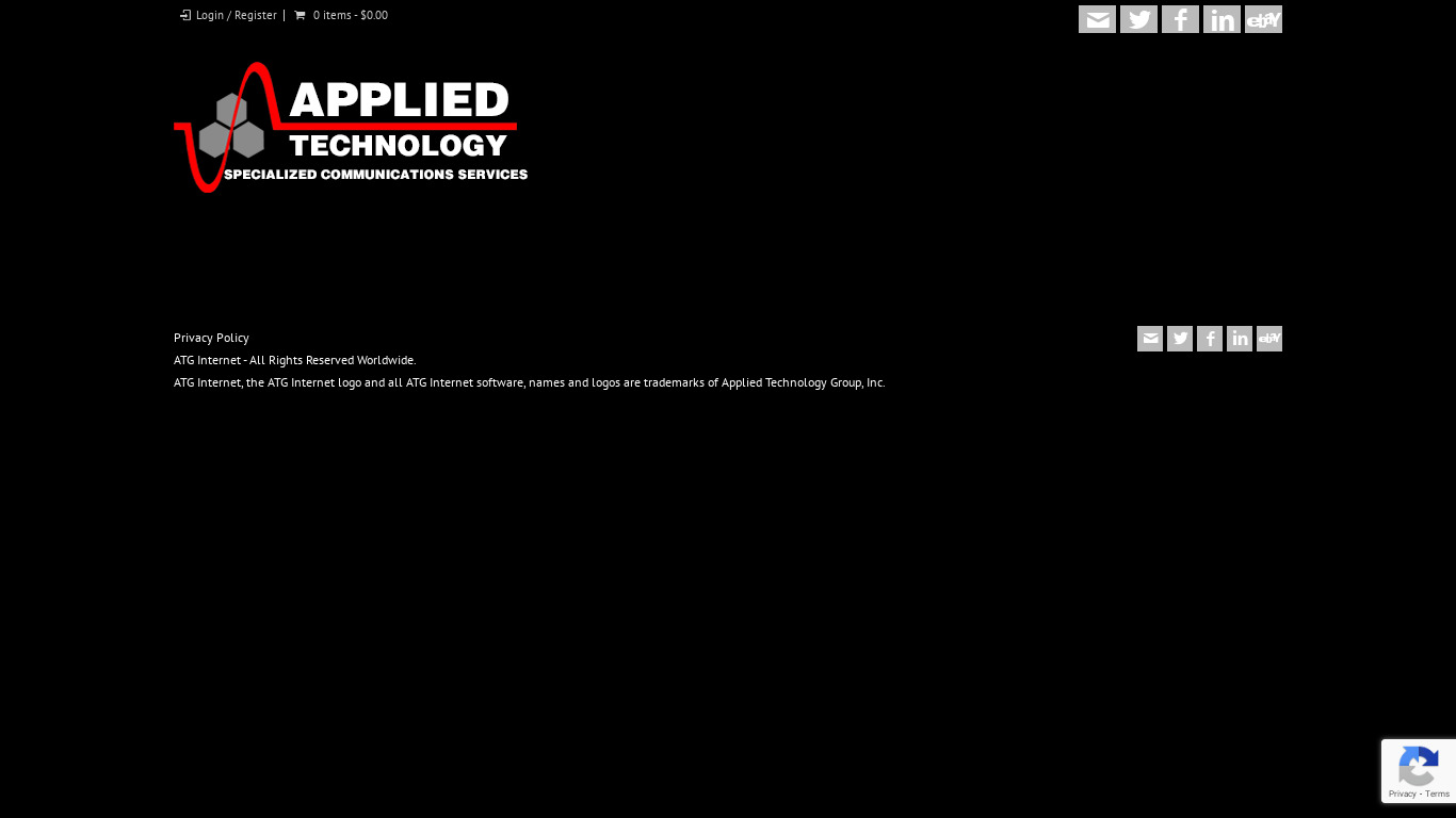 Applied Technology Groups Landing page