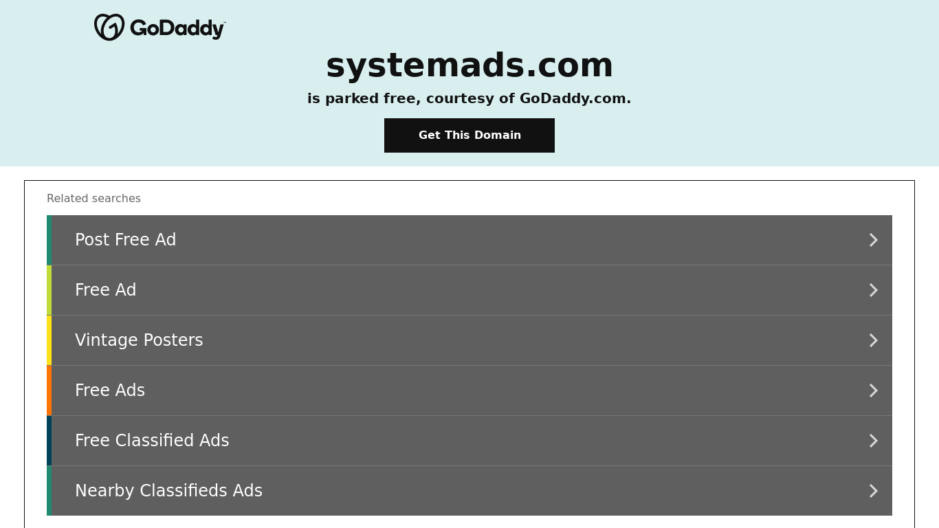SystemAds Landing page