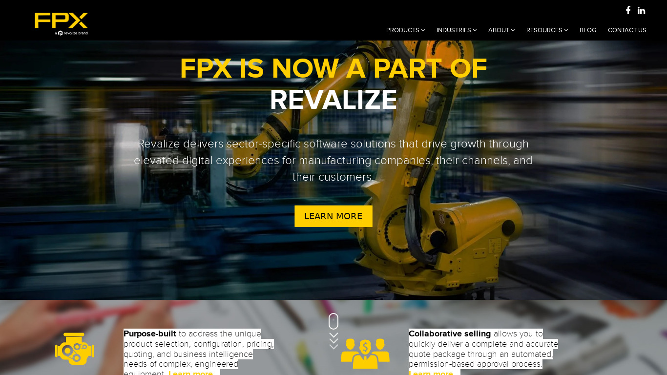 FPX Landing page
