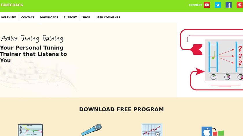 TuneCrack Landing Page