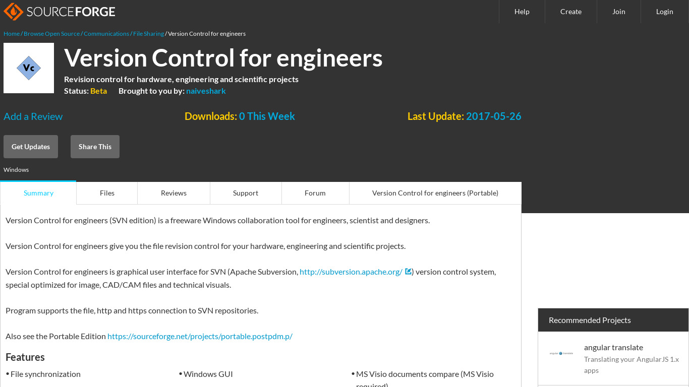 Version Control for engineers Landing page