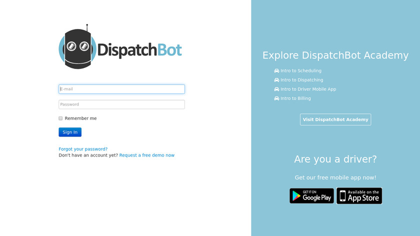 DispatchBot Landing Page