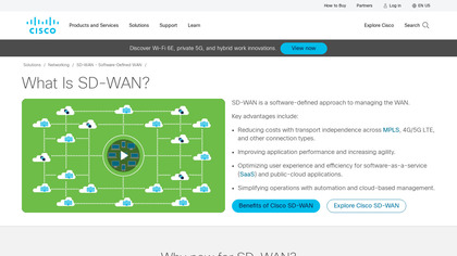 Cisco SD-WAN screenshot