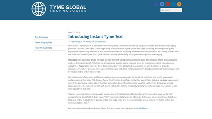 Instant Tyme Text image
