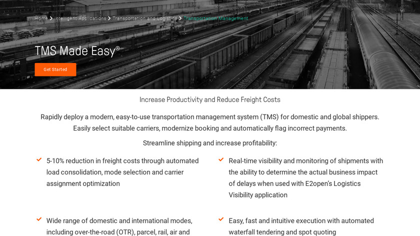 Cloud Logistics Landing Page