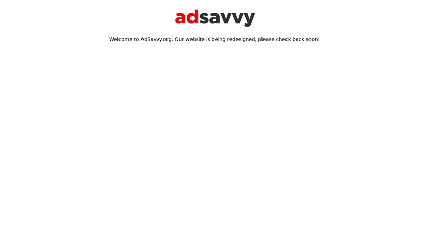 AdSavvy Landing Page